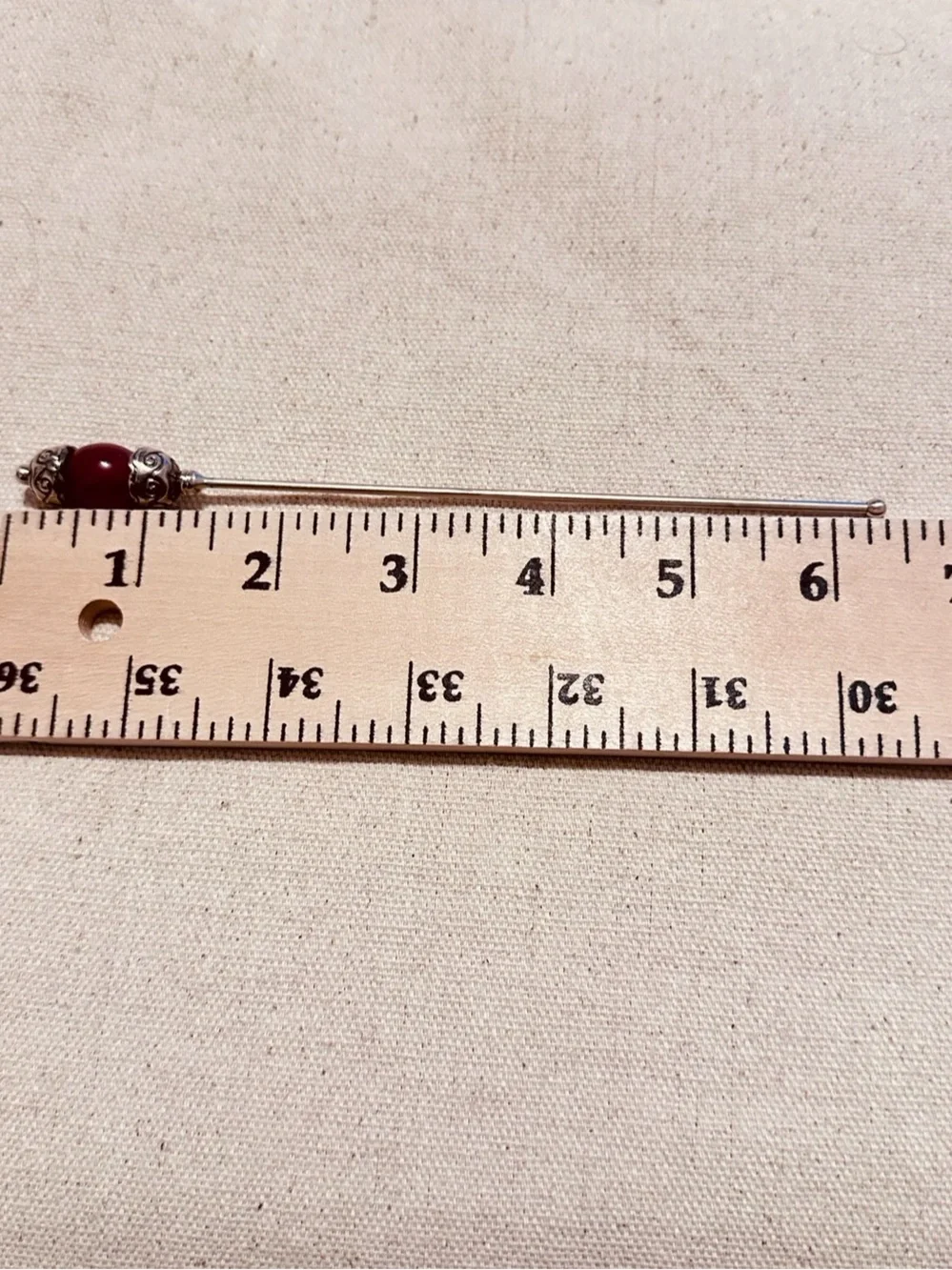 Vintage | Hairstick | Vintage Hairstick with Carnelian Stone